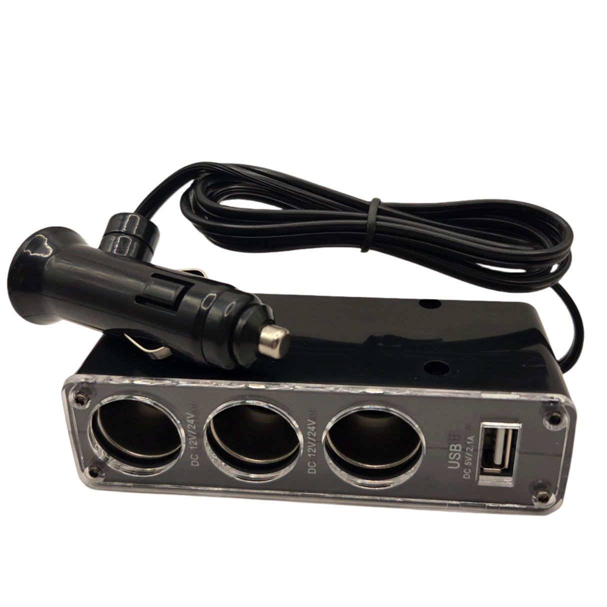 Car Cigarette Lighter Splitter with 3 Sockets