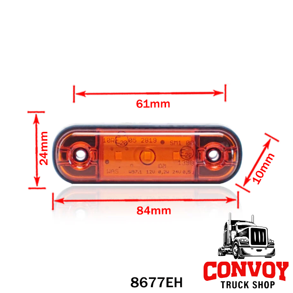 LED Position Lamp Slim 12/24V