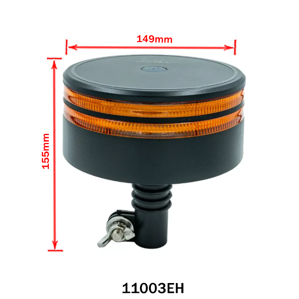 Yellow Strobe Light with Dual Stripe