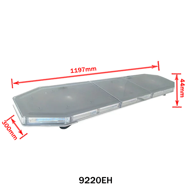Amber LED Warning Light Bar with Controller