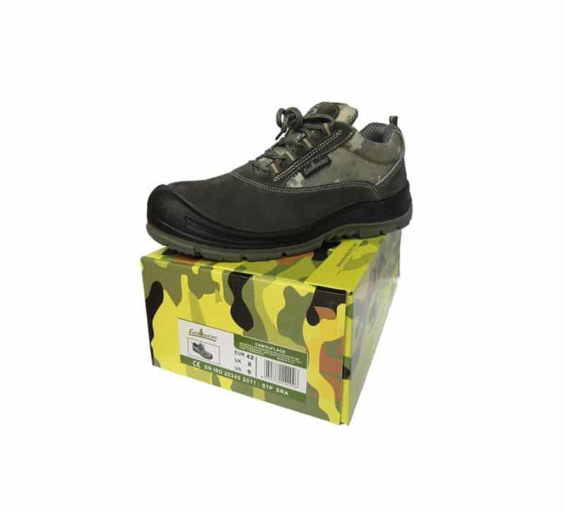 EuroRoutier Camouflage Safety Shoes