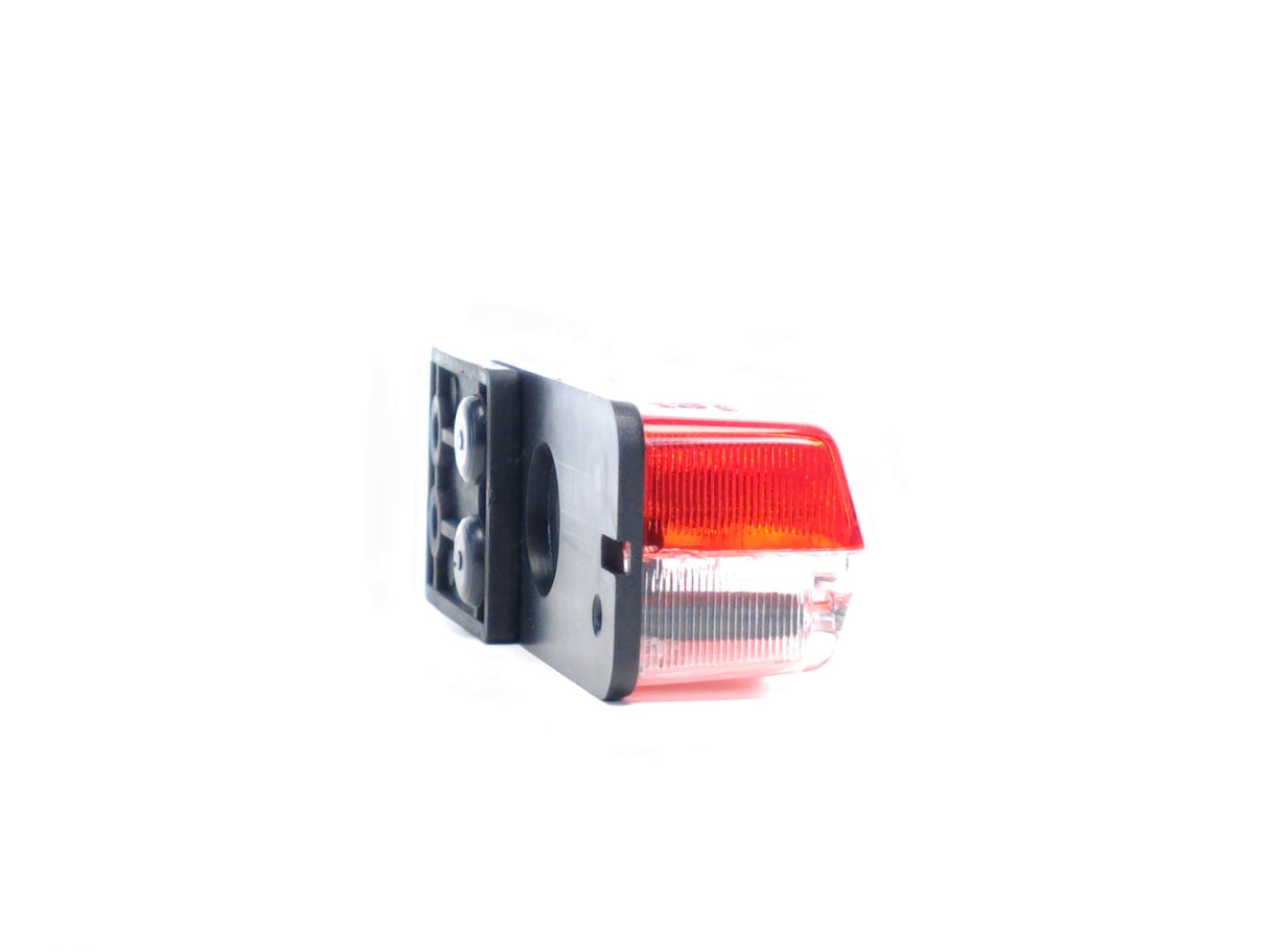 Position Lamp Red-White with Straight Mount and Screw Fastening