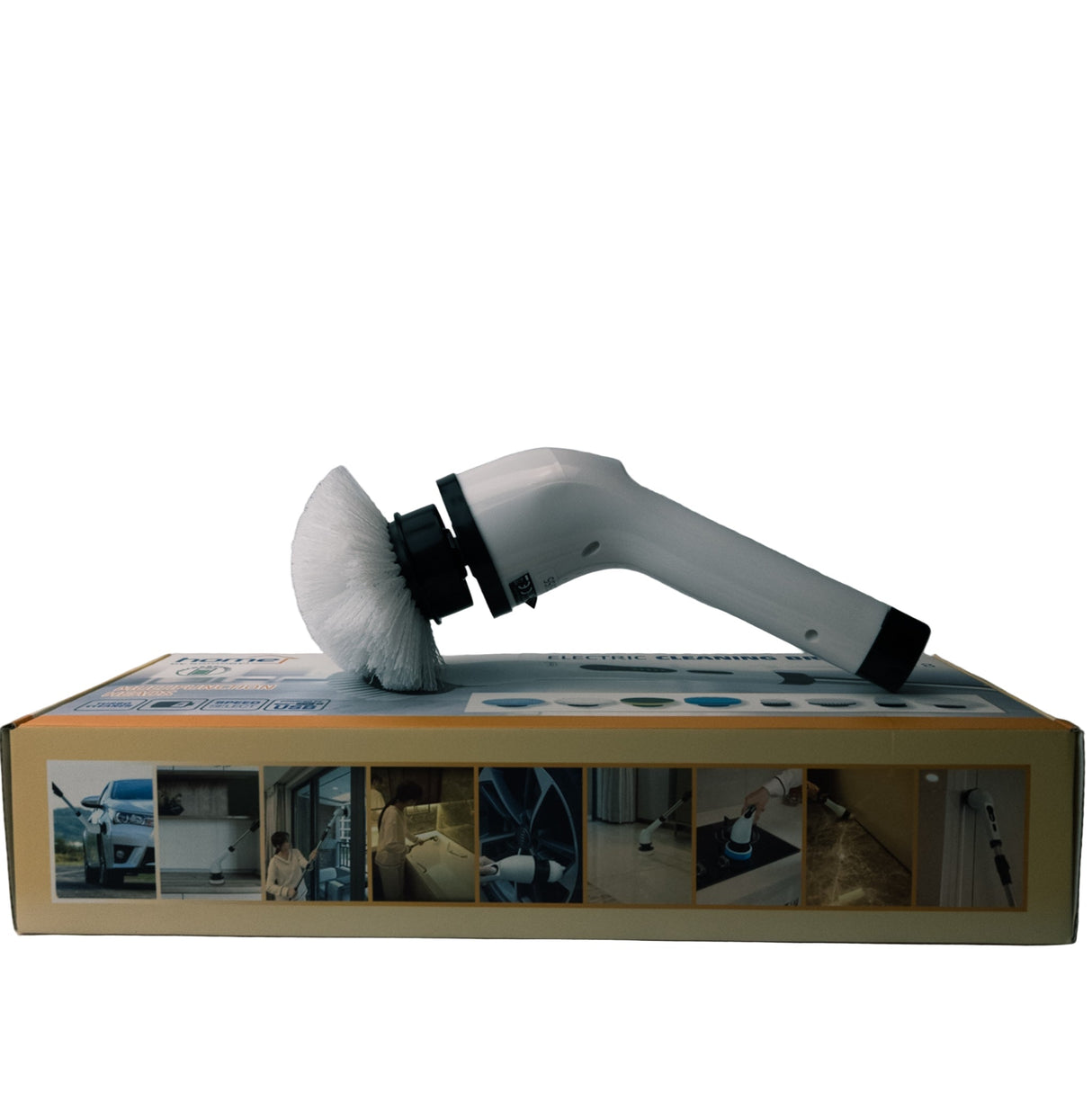 Electric Cleaning Brush Set with Telescopic Handle, 25W