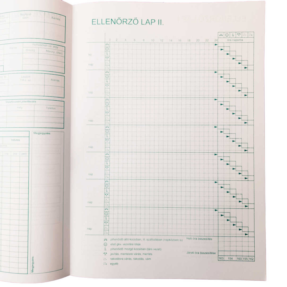 International Truck Logbook Form