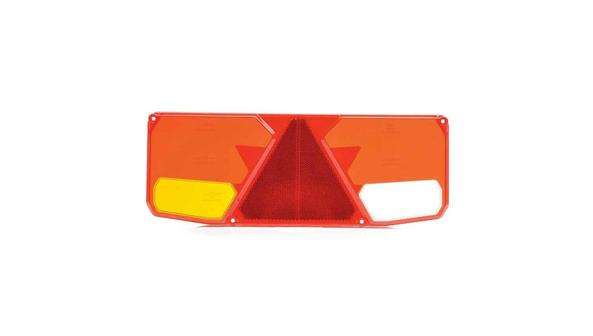 LED Rear Lamp Lens, 7-Function, Triangular Prism Cover