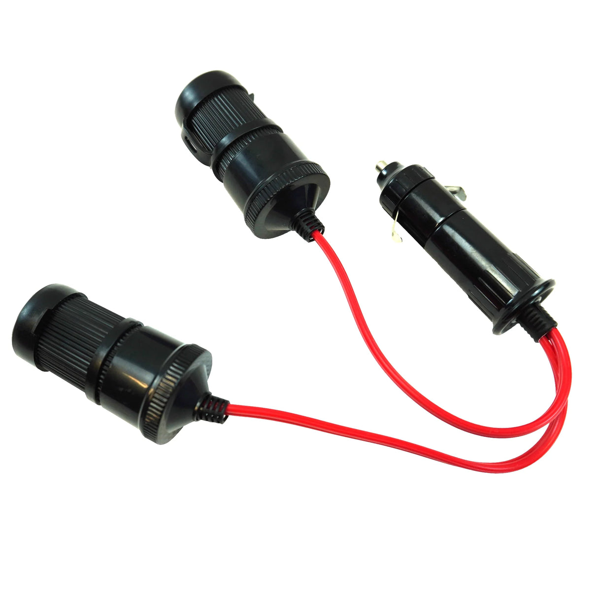 Dual Socket Car Cigarette Lighter Splitter, 12A