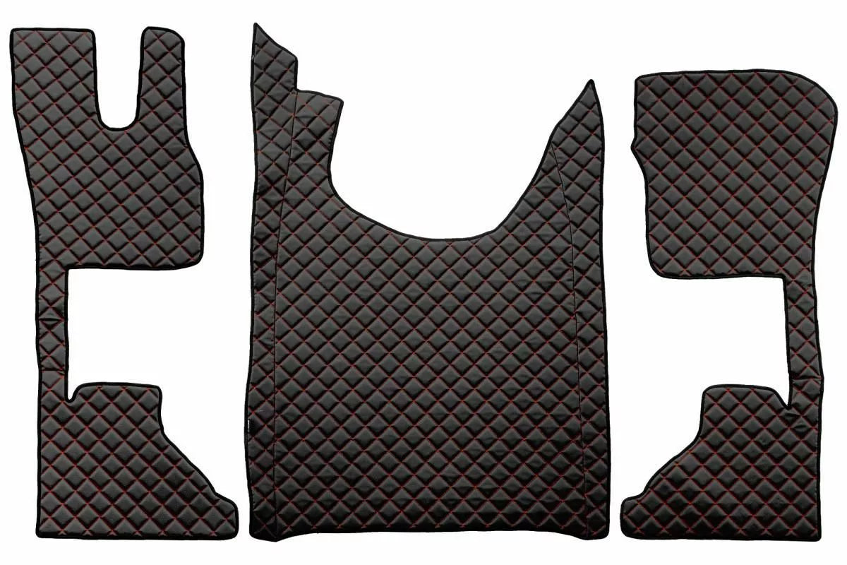 Quilted Faux Leather Floor Mat for DAF XG, XG+, XF NG with Comfort Passenger Seat