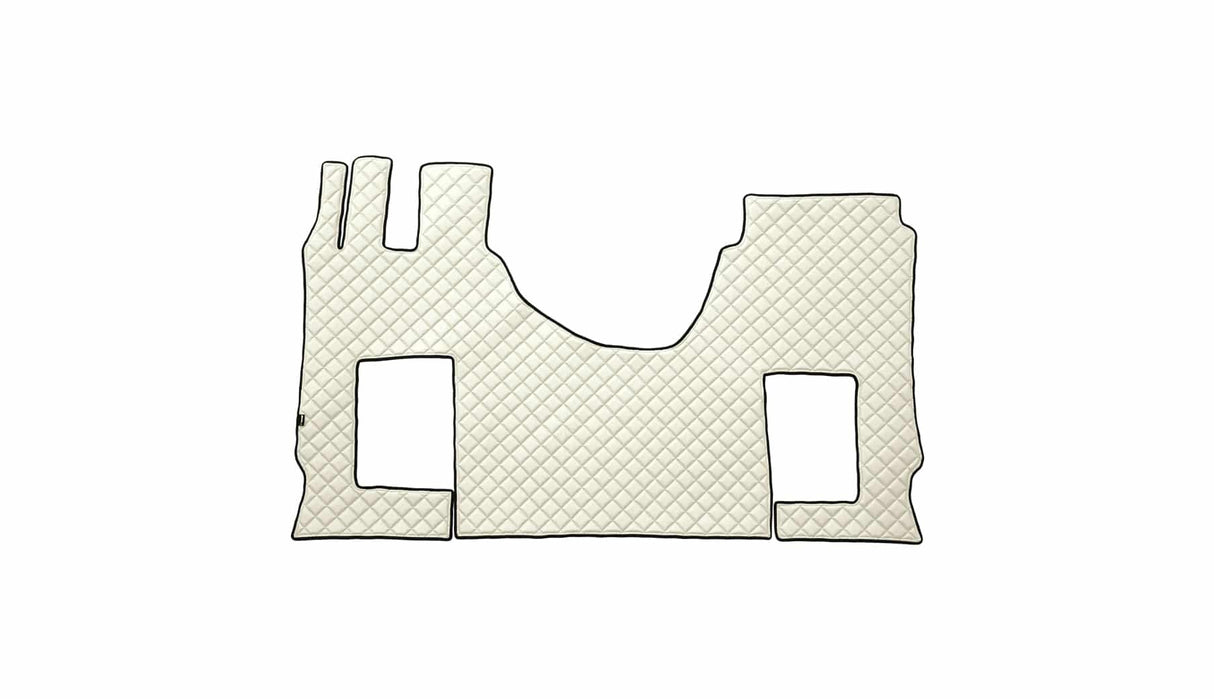 Quilted Faux Leather Floor Mat for Mercedes-Benz Actros MP4 – Fixed Passenger Seat
