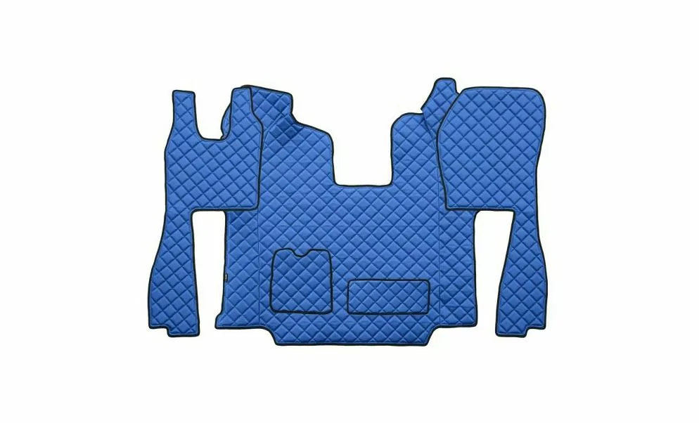 Quilted Faux Leather Floor Mat for Scania R