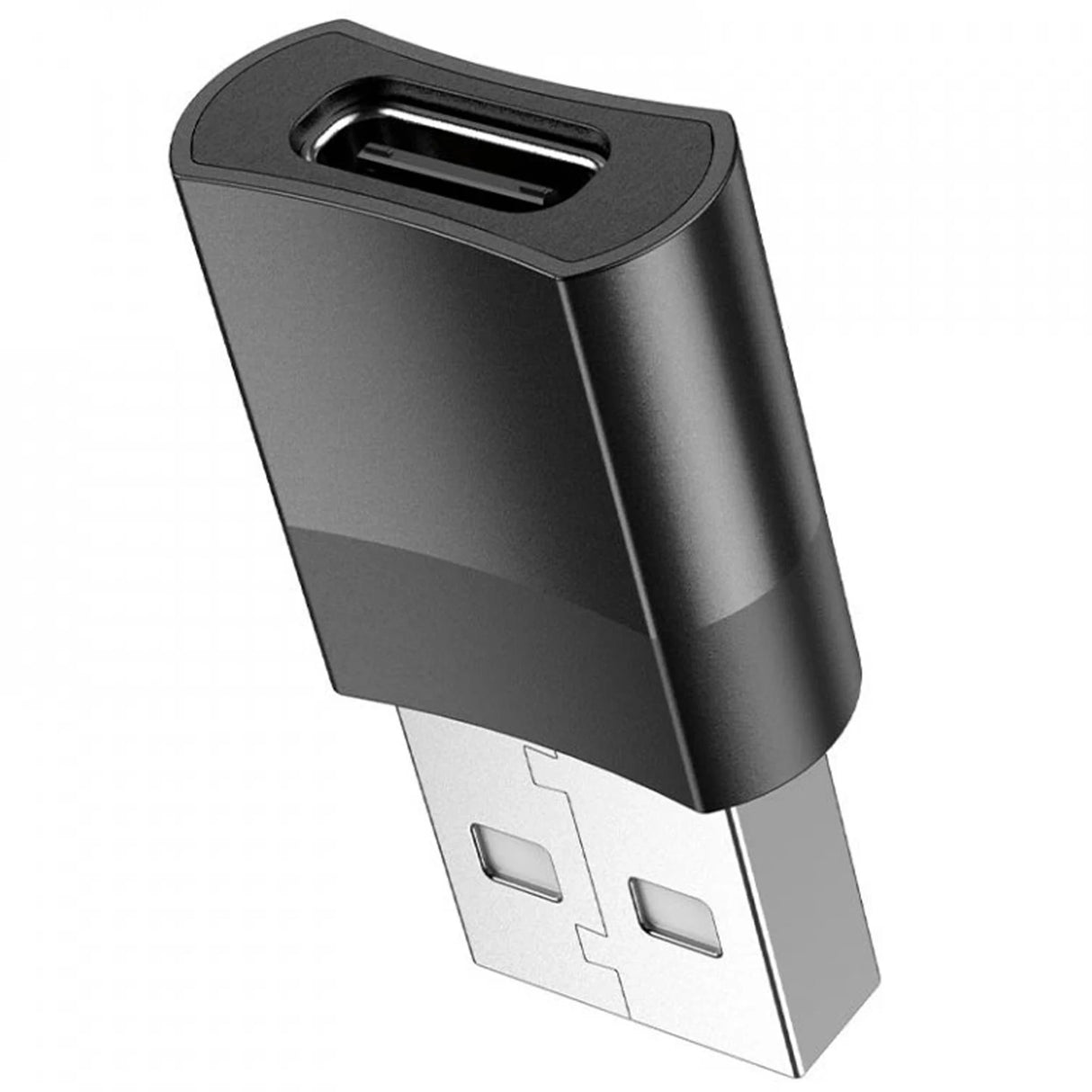 HOCO UA17 USB 2.0 auf USB-C Adapter – Schwarz
