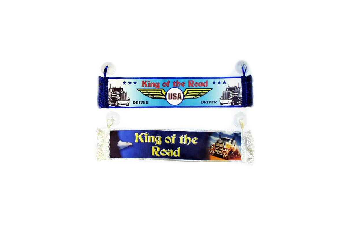 Mini Horizontal Car Flag with Suction Cups