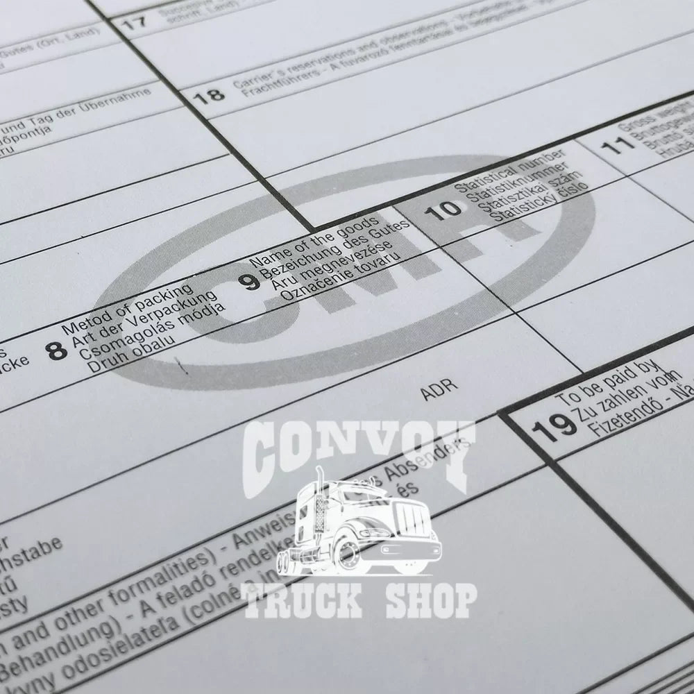 CMR Forms – Pack of 200