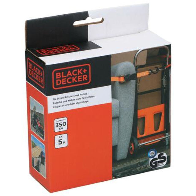 Cargo Tie-Down Strap 350 kg 5 m TÜV Orange