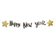 Decorazione da appendere Happy New Year dorata – 3 metri