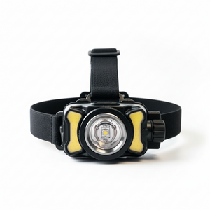 Rechargeable LED Headlamp with Adjustable Focus and Motion Sensor