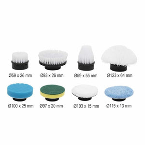Electric Cleaning Brush Set with Telescopic Handle, 25W