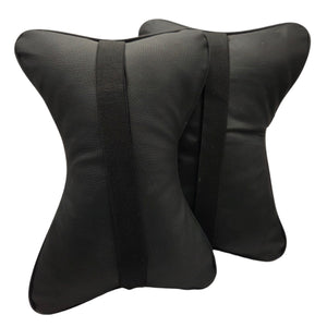 Car Neck Pillow Beige, Set of 2