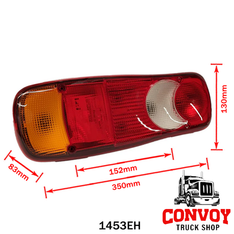 Vignal Rear Lamp for Renault - Crescent Shape