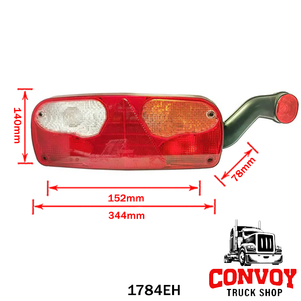 Aspöck Rear Lamp for Fliegl Trailer