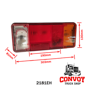 Rear Lamp for Iveco – Small, Without Connector