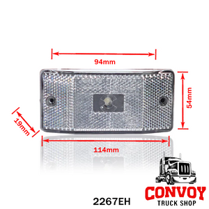 Trapezoidal Prism LED Position Lamp