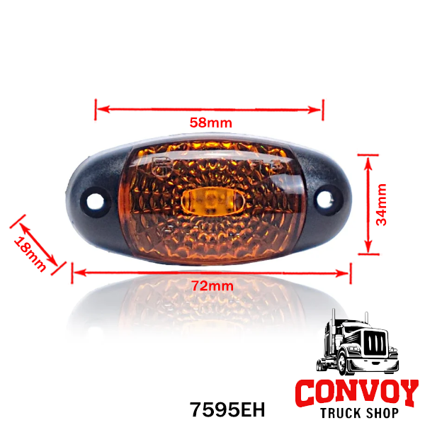 LED Position Light Oval Small