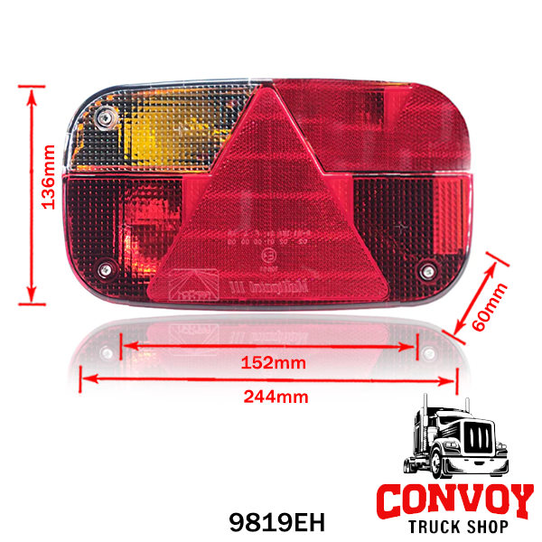 Multipoint III 12V Trailer Lamp Aspöck