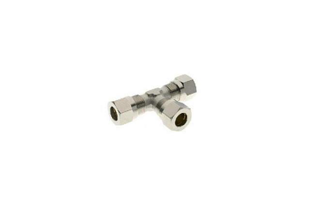 Threaded Nut Tube Connector T-Fitting Quick Coupler 6-12 mm