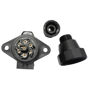 7-Pin 24V Standard Plastic Electrical Socket