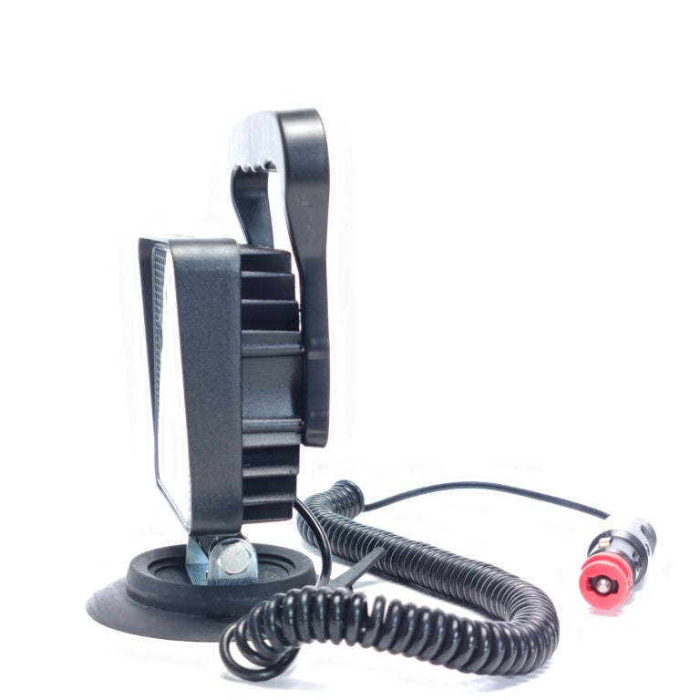 LED Work Light, Square, Magnetic Base, 27W, Cigarette Lighter Plug