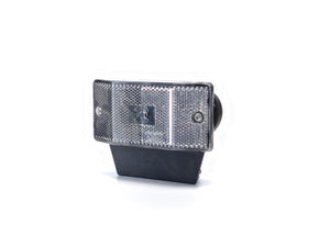 White LED Position Lamp with Trapezoid Prism and Holder