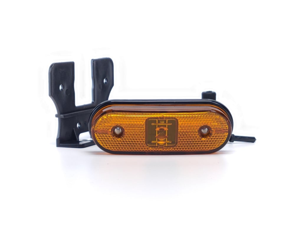 Aspöck Unipoint LED Position Lamp with Amber Bracket for Schmitz