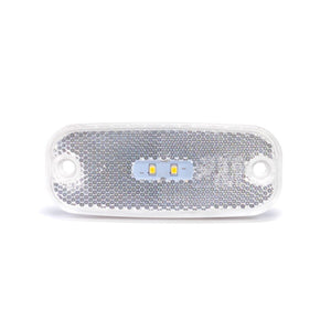 Rounded LED Side Marker Lamp 2LED 12/24V
