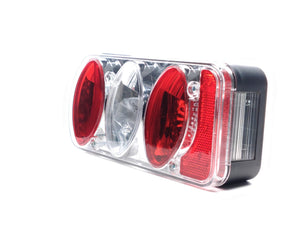 Universal Rear Lamp Clear 5-Function with Reflector