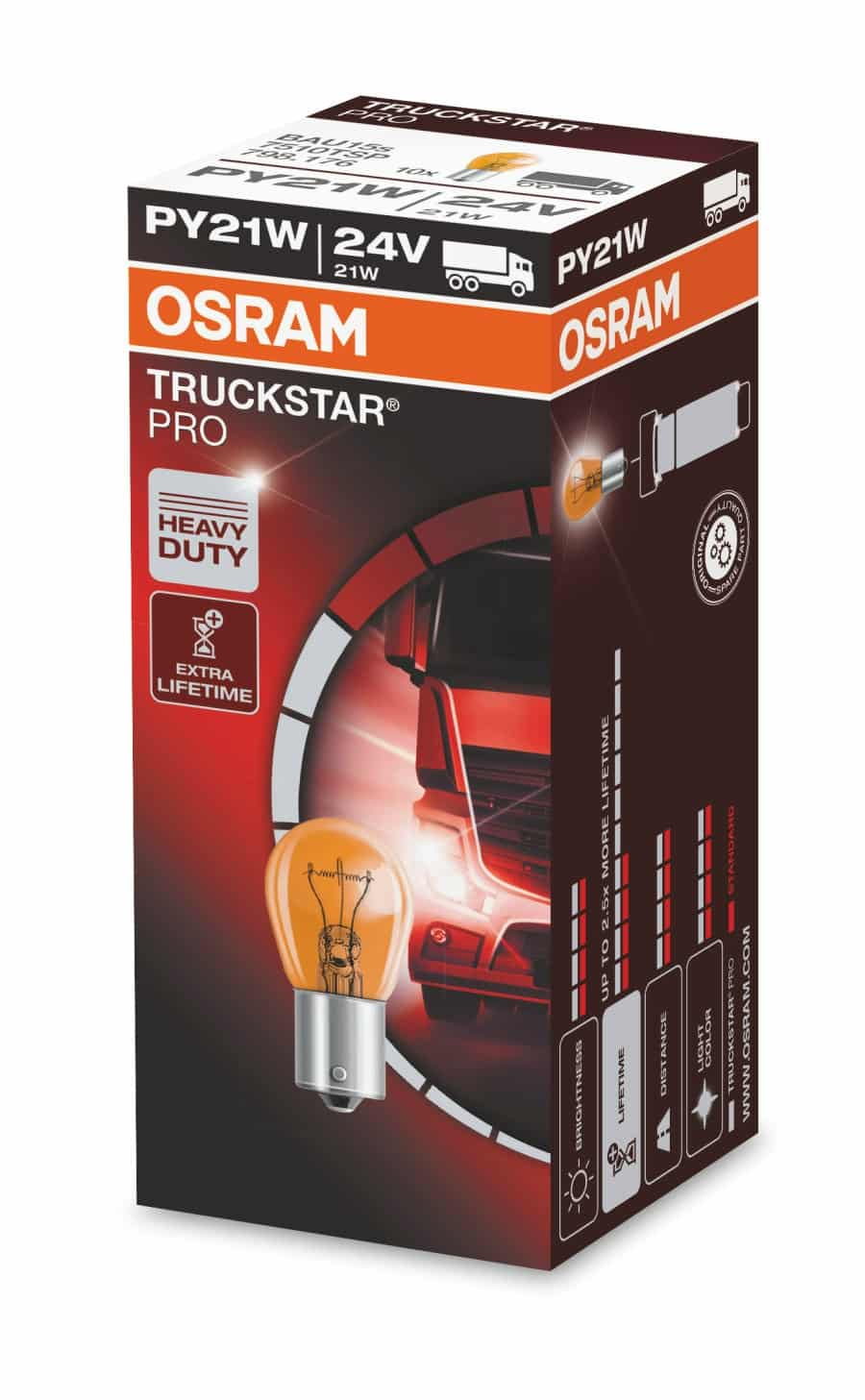 Ampoule Osram Bay15d 12V/24V – 21W ou 21/5W pour véhicules