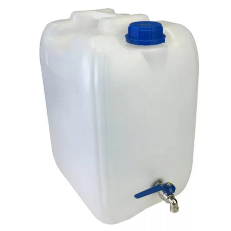 Plastic Dispenser Canister with Metal Tap