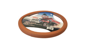 Leather-Effect Steering Wheel Cover