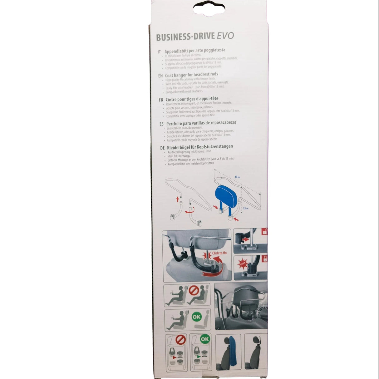 Car Headrest Clothes Hanger