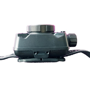 Rechargeable LED Headlamp with Adjustable Focus and Motion Sensor