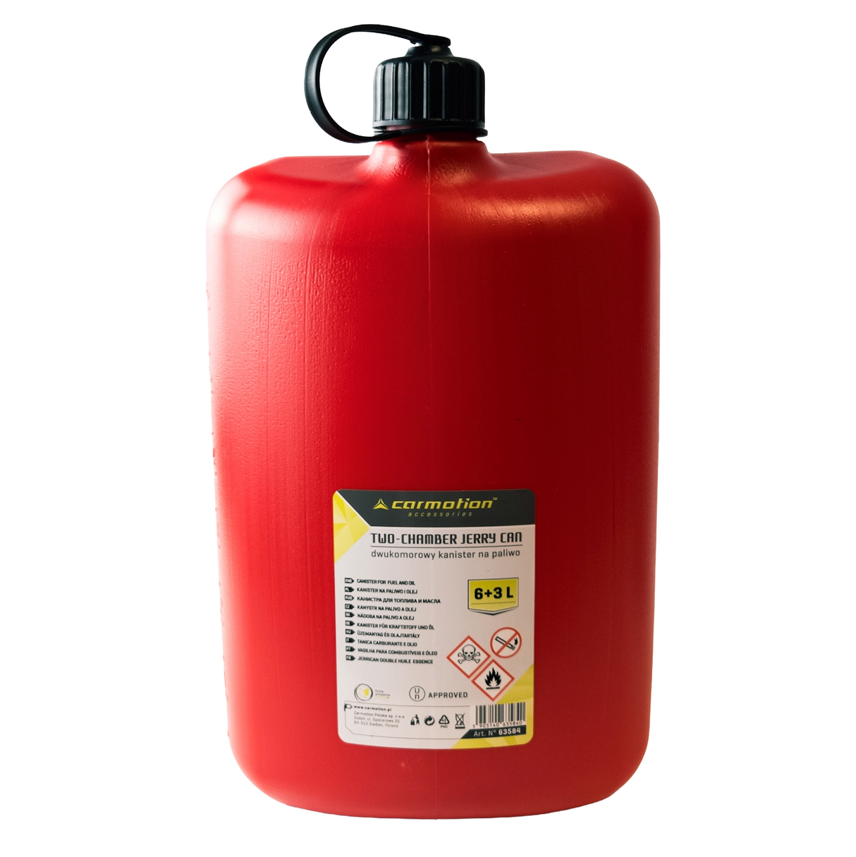 Carmotion Dual-Chamber Fuel and Oil Canister 6L + 3L
