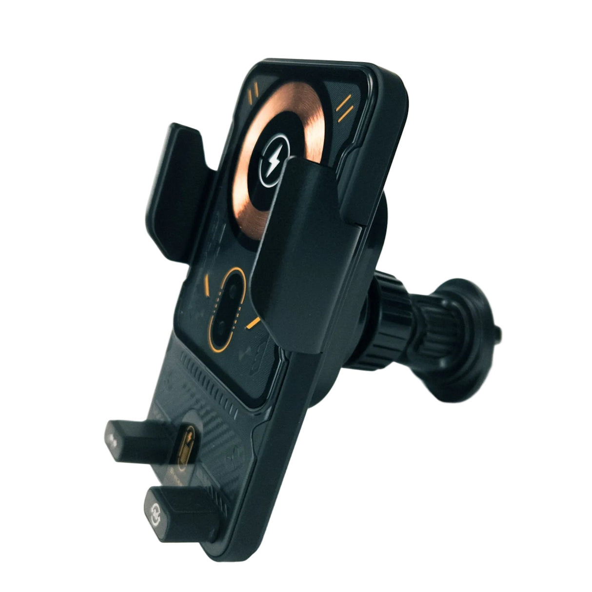 Car Phone Holder & Wireless Charger for Air Vent, 90° Adjustable