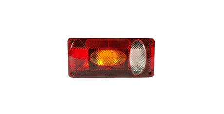 Universal Right Rear Lamp, 5-Function, Oval with Reverse Light & Reflector