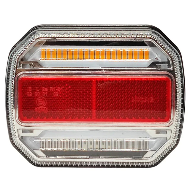 LED Trailer Tail Light with 4 Functions & Reflector, 12V/24V