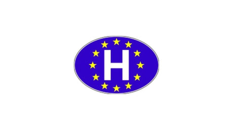 EU Stars 'H' Country Sticker