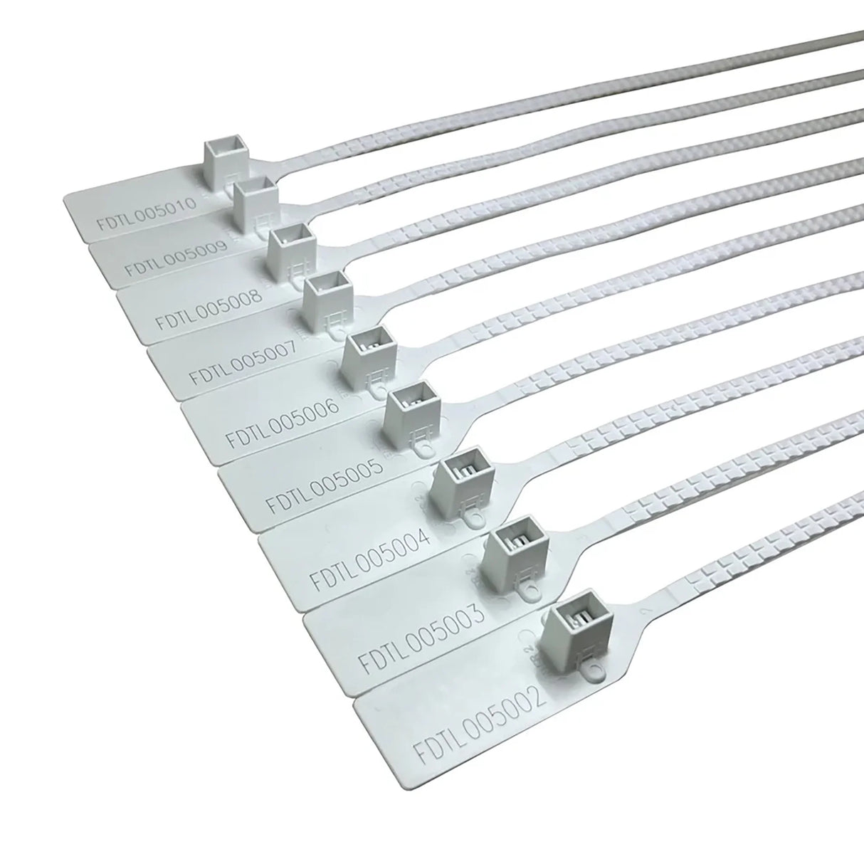 Numbered Plastic Seal, Reversible, Single Piece