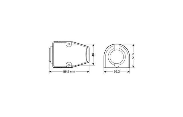 Waterproof Mountable Cigarette Lighter Socket