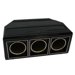 3-Socket Car Cigarette Lighter Adapter, 12A