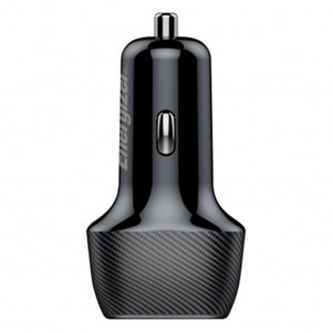 Energizer D38BK 38W Car Charger USB-A & Type-C QC – Carbon Fiber Design