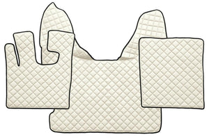Quilted Faux Leather Truck Floor Mat for DAF XF 105 Automatic