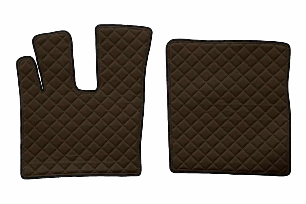Quilted Faux Leather Floor Mat for DAF XF Euro 6 Automatic
